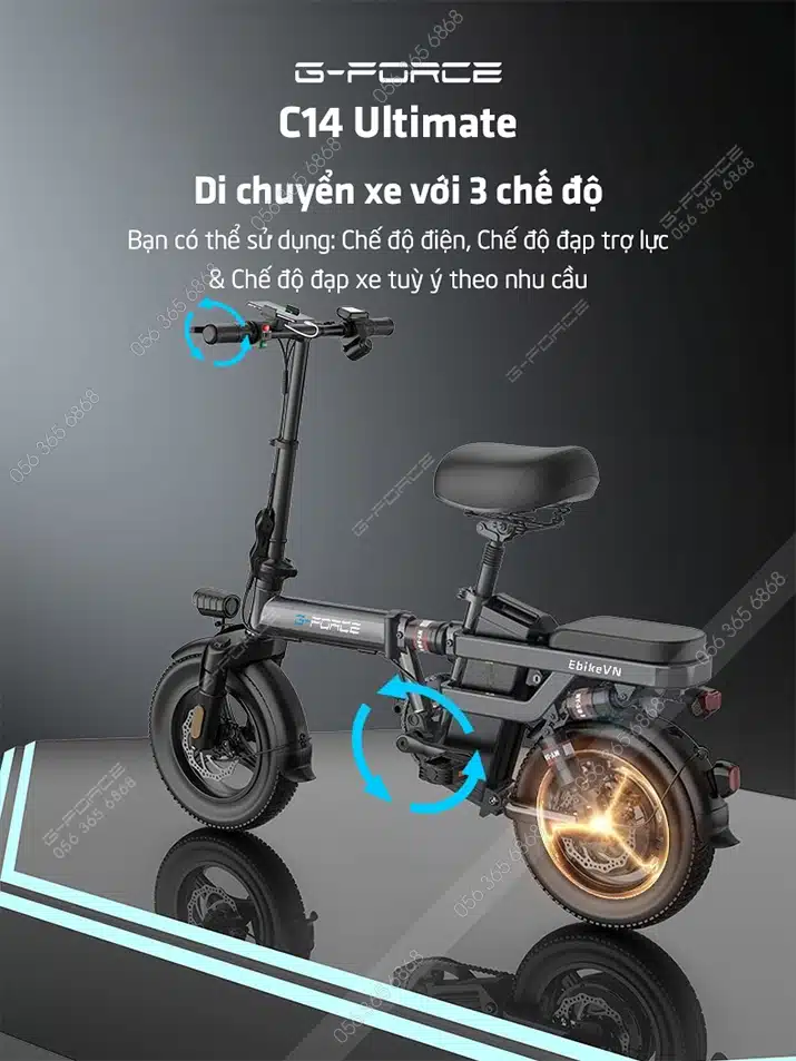 Gforce.vn - Gforce C14 Ultimate - 3 Che Do Di Chuyen
